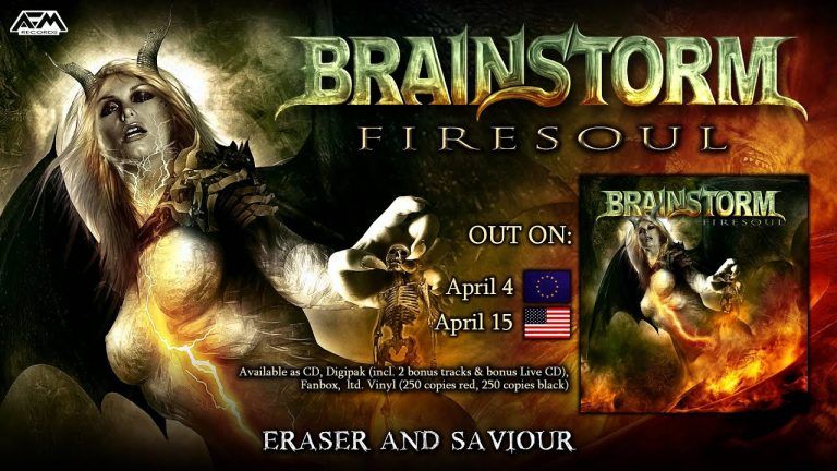 BRAINSTORM - Erased By The Dark (2014) // LYRIC video // AFM Records