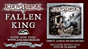 EDEN'S CURSE - Fallen King (2017) / official audio video / AFM Records