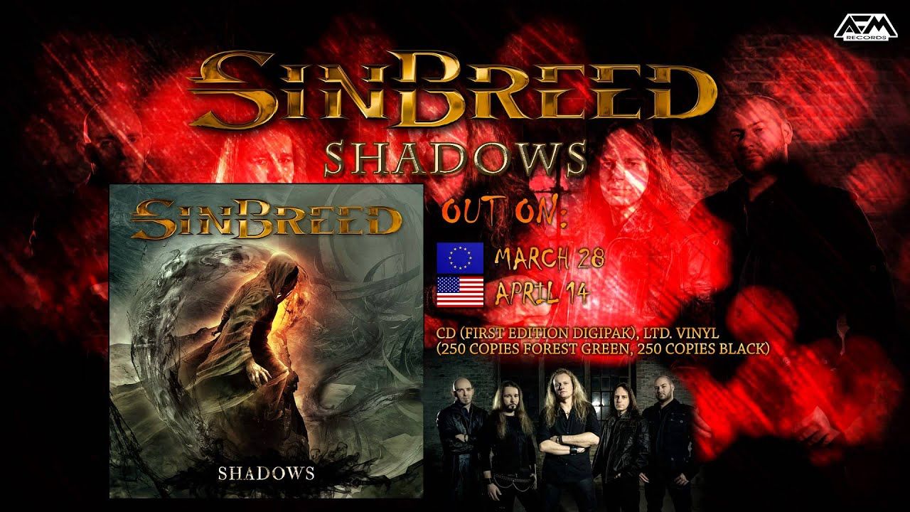 SINBREED - Shadows (2014) // LYRIC video // AFM Records