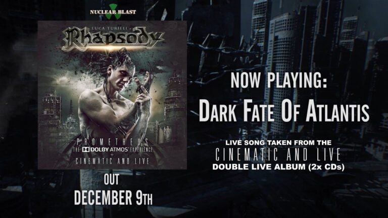 Luca Turilli’s RHAPSODY - ‘DARK FATE OF ATLANTIS’ LIVE (OFFICIAL TRACK)