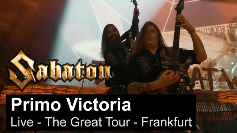 SABATON – Primo Victoria (Live – The Great Tour – Frankfurt)