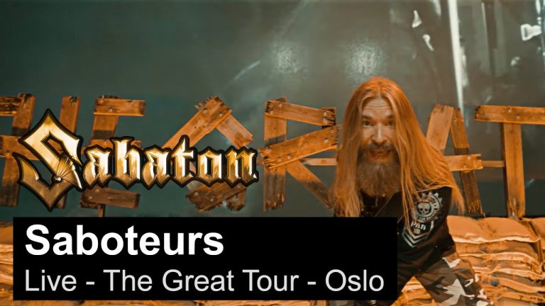 SABATON – Saboteurs (Live – The Great Tour – Oslo)