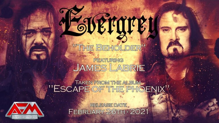 EVERGREY – The Beholder (feat. James LaBrie) (2021) // Official Lyric Video // AFM Records