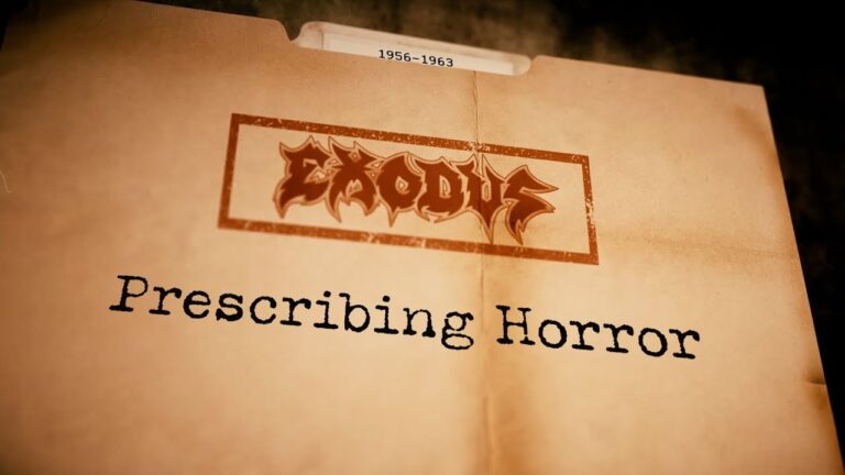 EXODUS – Prescribing Horror (OFFICIAL LYRIC VIDEO)