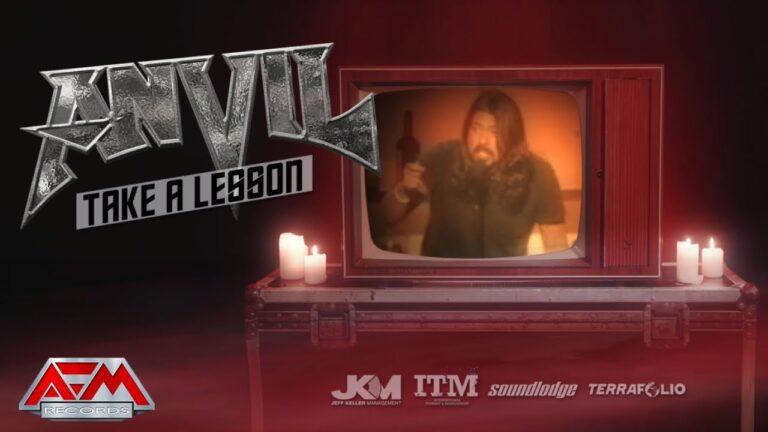 ANVIL – Take A Lesson (2022) // Official Lyric Video // AFM Records