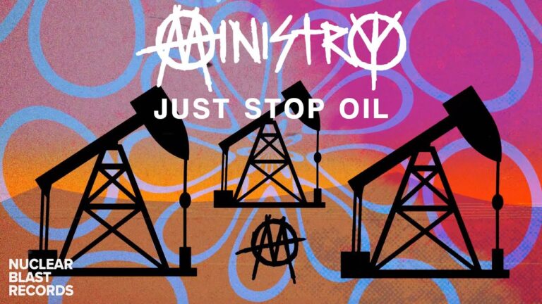 MINISTRY – Just Stop Oil (OFFICIAL LYRIC VIDEO)