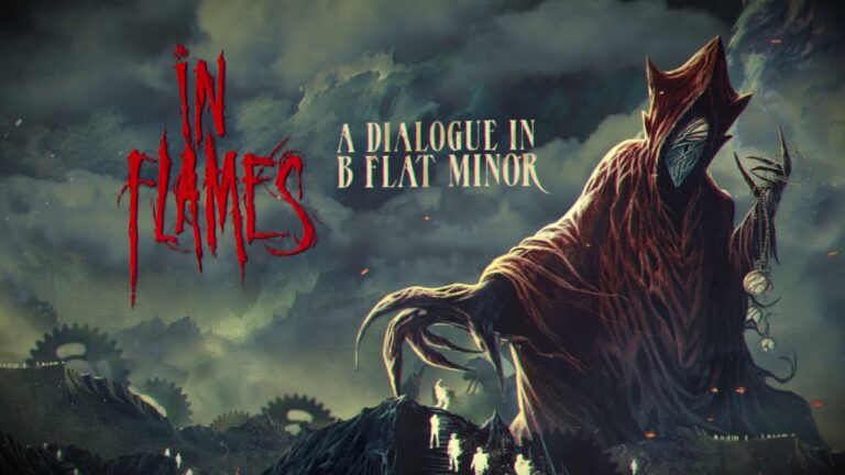 IN FLAMES – A Dialogue In B Flat Minor (OFFICIAL LYRIC VIDEO)
