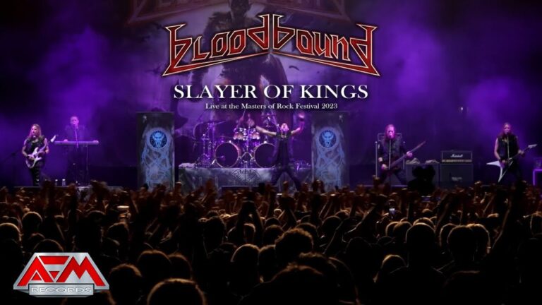 BLOODBOUND – Slayer of Kings (2024) // Official Live Video // AFM Records