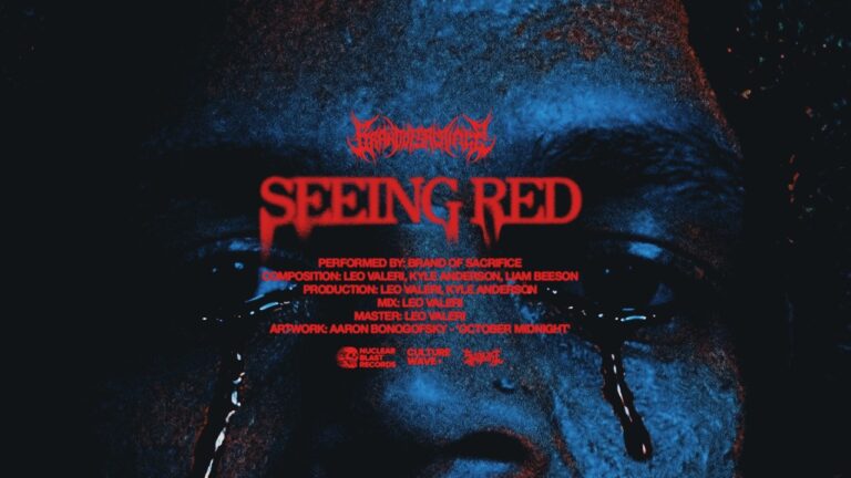 BRAND OF SACRIFICE – Seeing Red (OFFICIAL VISUALIZER)